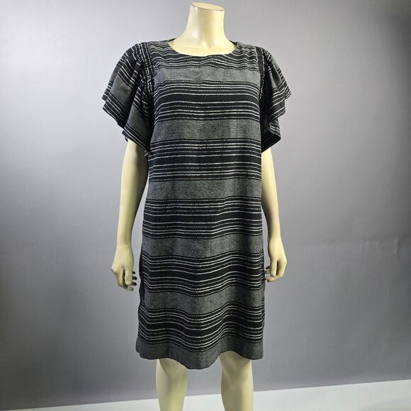 Moon River Black and Gray Sheath Mini Dress R7 - Picture 1 of 5